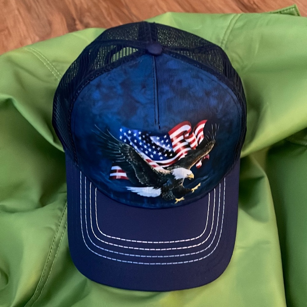 The Mountain Eagle Flag Trucker Hat